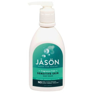 Jason Natural Products Body Wash Sensitive Skin Fragrance Free 1/30 OZ [UNFI-CARLISLE #2739449] T