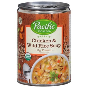 Pacific Foods Soup Organic Chicken & Wild Rice Og2 12/16.3 OZ [UNFI #2854347] [ebt]