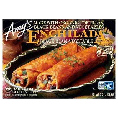 Amys Enchilada Black Bean/Vegetable Og3 12/9.5 OZ [UNFI #249144] [ebt]