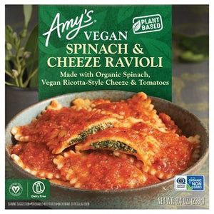 Amys Spinach & Cheeze Ravioli Vegan Og3 12/8.4 OZ [UNFI #2283547] [ebt]