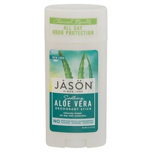 Jason Natural Products Deodorant Stick Aloe Vera Soothing 1/2.5 OZ [UNFI-CARLISLE #800508] T
