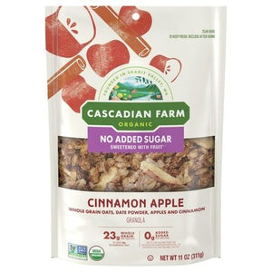 Cascadian Farm Granola Cinnamon Apple Og2 4/11 OZ [UNFI #2941805] [ebt]