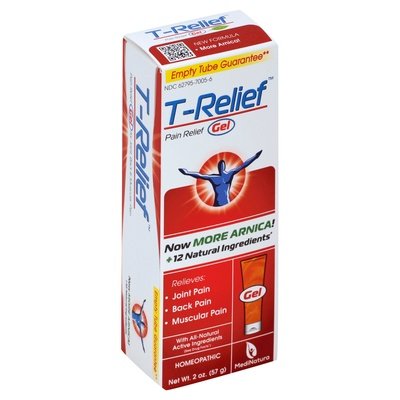 T-Relief-Medinatura Pain Relief Gel 1/2 OZ [UNFI-CARLISLE #2991578] T