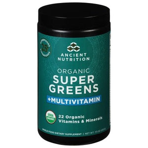 Ancient Nutrition Super Greens +Multivitamin Organic Og2 1/7.5 OZ [UNFI-CARLISLE #2936896]