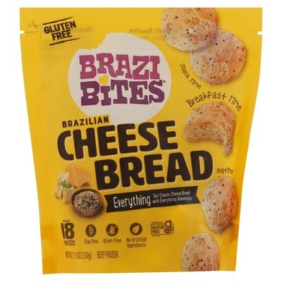Brazi Bites Cheese Bread Brazilian Everything 8/11.5 OZ [UNFI #3001096] [ebt]