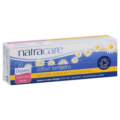 Natracare Tampons Cotton Organic Super Plus Og1 1/20 CT [UNFI-CARLISLE #129338] T