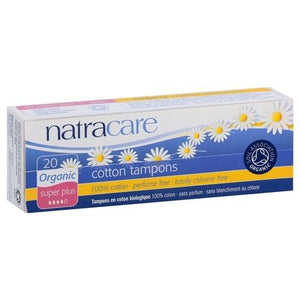 Natracare Tampons Cotton Organic Super Plus Og1 1/20 CT [UNFI-CARLISLE #129338] T