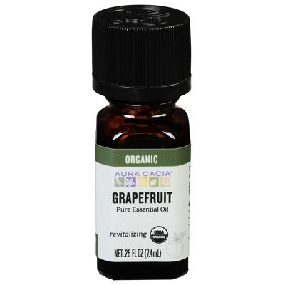 Aura Cacia Pure Essential Oil Organic Grapefruit Revitalizing Og2 1/.25 OZ [UNFI-CARLISLE #323873] T