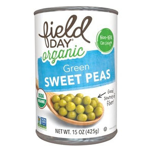 Field Day Sweet Peas Og2 12/15 OZ [UNFI #580001] [ebt]