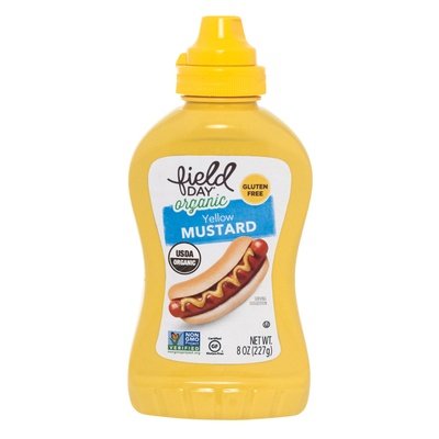 Field Day Yellow Mustard Og2 12/8 OZ [UNFI #2107225] [ebt]