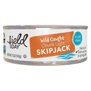 Field Day Skip White Albacore Tuna No Salt 12/5 OZ [UNFI #2042091] [ebt]