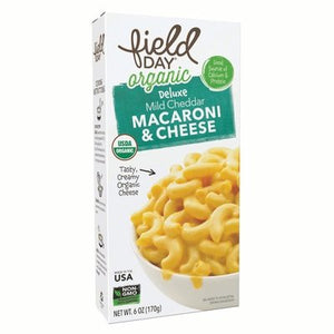 Field Day Mild Cheddar Shells Mac & Cheese Og2 12/12 OZ [UNFI #1710144] [ebt]
