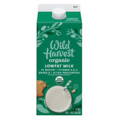 Wild Harvest Low Fat Ultra Pasturized Milk Og2 6/64 OZ [UNFI #2970234] [ebt] T