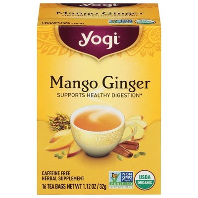 Yogi Tea Mango Ginger Tea Bags Og2 6/16 BAG [UNFI #2038206] [ebt]