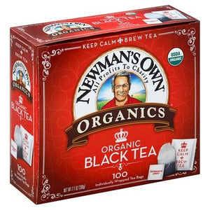 Newmans Own Organics Black Tea Organic Bags Og2 5/100 BAG [UNFI #945782] [ebt]