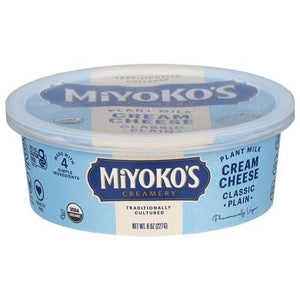 Miyokos Creamery Cream Cheese Plant Milk Classic Plain Og2 6/8 OZ [UNFI #2305720] [ebt]