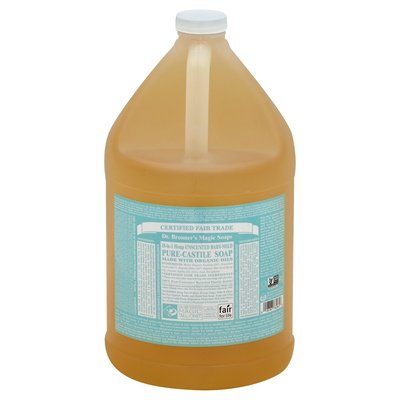Dr Bronners Soap Pure-Castile 18-In-1 Hemp Unscented Baby-Mild Og3 1/GAL [UNFI-CARLISLE #300897] T
