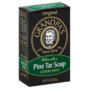 The Grandpa Soap Co  Pine Tar Soap Wonder Original 1/4.25 OZ [UNFI-CARLISLE #528778] T