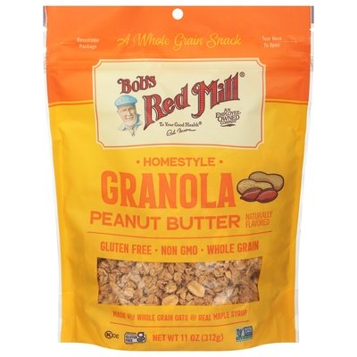 Bobs Red Mill Granola Peanut Butter Homestyle 6/11 OZ [UNFI #2773406] [ebt]
