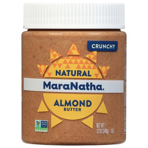 Maranatha Almond Butter Crunchy Natural 6/12 oz [UNFI #1899467 ] [ebt]