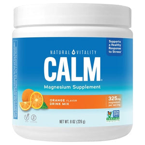 Natural Vitality Drink Mix Calm 325 Mg Orange Flavor 1/8 OZ [UNFI-CARLISLE #2760726]