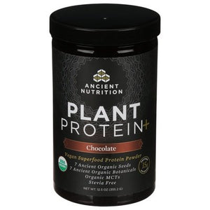 Ancient Nutrition Plant Protein+ Chocolate Og2 1/12.5 OZ [UNFI-CARLISLE #2575595]