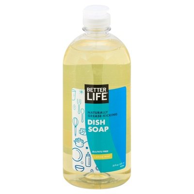 Better Life Dish Soap Lemon Mint 1/22 OZ [UNFI-CARLISLE #1203207] T
