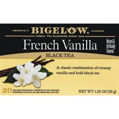 Bigelow Black Tea French Vanilla Bags 6/20 BAG [UNFI #775965] [ebt]