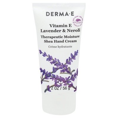 Derma E Hand Cream Therapeutic Moisture Shea Vitamin E Lavender & Neroli 1/2 OZ [UNFI-CARLISLE #1256320] T