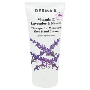 Derma E Hand Cream Therapeutic Moisture Shea Vitamin E Lavender & Neroli 1/2 OZ [UNFI-CARLISLE #1256320] T