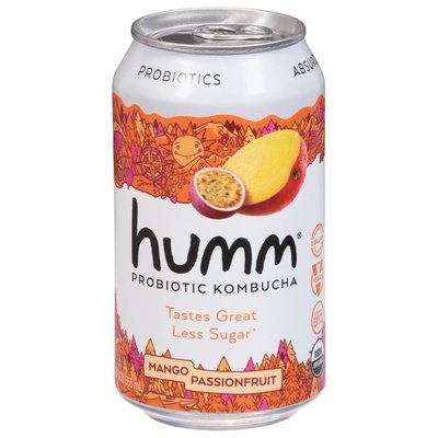 Humm Kombucha Kombucha Probiotic Mango Passionfruit Og2 6/12 OZ [UNFI #2888899] [ebt]