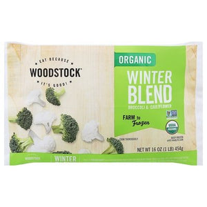 Woodstock Winter Blend Organic Broccoli & Cauliflower Og1 12/16 OZ [UNFI #2542421] [ebt]