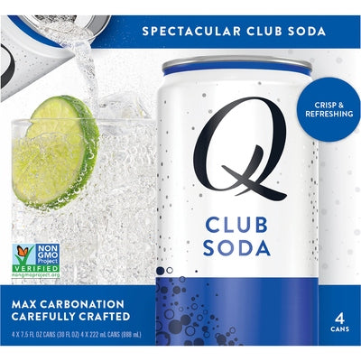 Q Drinks Club Soda Spectacular 6/4/7.5 oz [UNFI #2113587 ] [ebt]