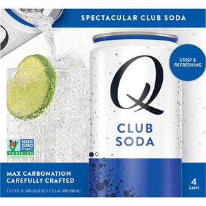 Q Drinks Club Soda Spectacular 6/4/7.5 oz [UNFI #2113587 ] [ebt]