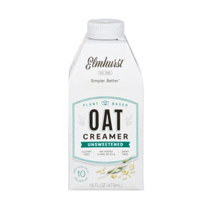 Elmhurst Oat Creamer Unsweetened 6/16 OZ [UNFI #2623072] [ebt]