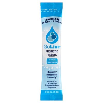Go Live Probiotic & Prebiotic Supplement Flavorless 1/28/.05 OZ [UNFI-CARLISLE #1012509]