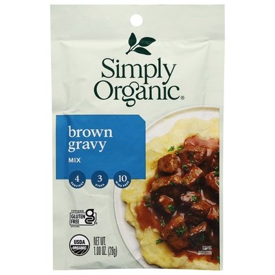 Simply Organic Gravy Mix Brown Og2 12/1 OZ [UNFI #916189] [ebt]