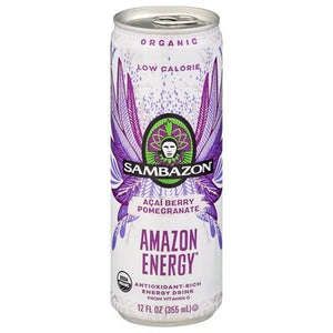 Sambazon Energy Drink Low Calorie Acai Berry Pomegranate Og2 12/12 OZ [UNFI #2126027] [ebt]