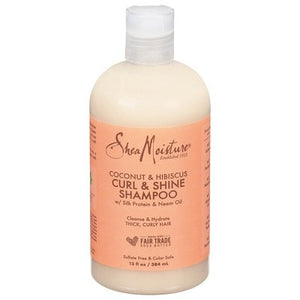 Shea Moisture Shampoo Curl & Shine Coconut & Hibiscus 1/13 OZ [UNFI-CARLISLE #2947216] T