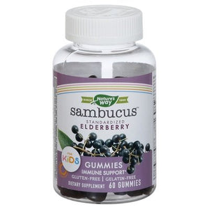 Natures Way Elderberry For Kids Gummies 1/60 CT [UNFI-CARLISLE #2300473]