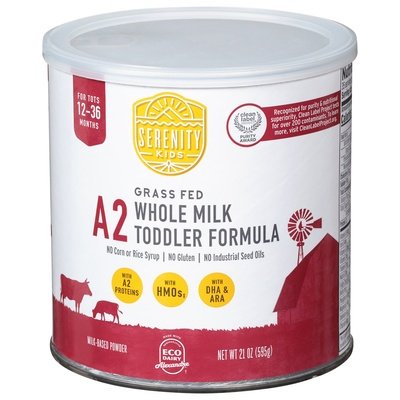 Serenity Kids Toddler Formula Whole Milk Milk-Based Powder Grass Fed 1/21 OZ [UNFI-CARLISLE #2807378] [ebt]