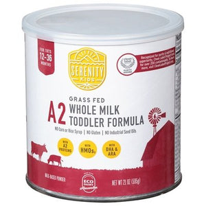 Serenity Kids Toddler Formula Whole Milk Milk-Based Powder Grass Fed 1/21 OZ [UNFI-CARLISLE #2807378] [ebt]
