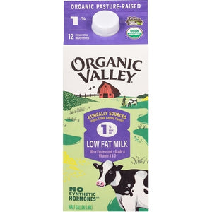 Organic Valley Milk Low Fat 1% Milk Fat Og2 6/64 oz [UNFI #0644740] T [ebt]