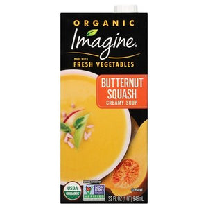 Imagine Foods Soup Organic Butternut Squash Creamy Og2 6/32 OZ [UNFI #2821593] [ebt]