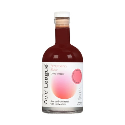 Acid League Living Vinegar Strawberry Rose 6/12.7 OZ [UNFI #2606739] [ebt]
