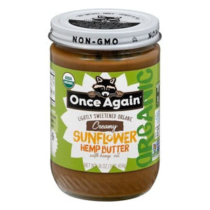 Once Again Sunflower Hemp Butter Creamy Og2 6/16 OZ [UNFI #2445369] [ebt]