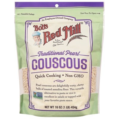 Bobs Red Mill Couscous Traditional Pearl 4/16 OZ [UNFI #2486470] [ebt]