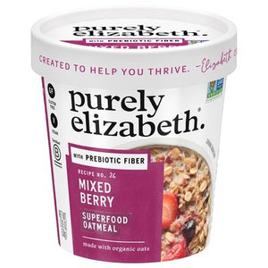 Purely Elizabeth Superfood Oatmeal With Prebiotic Fiber Mixed Berry Og3 12/1.76 OZ [UNFI #2835122] [ebt]