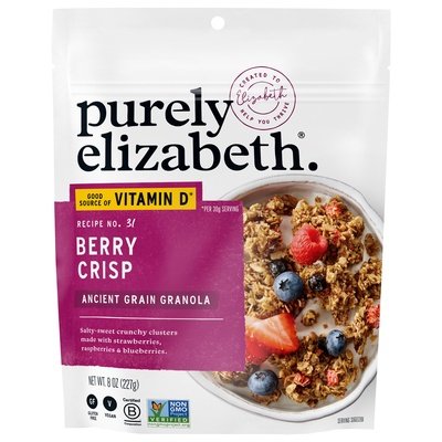 Purely Elizabeth Ancient Grain Granola Berry Crisp Og3 6/8 OZ [UNFI #2907335] [ebt]