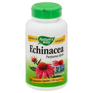 Natures Way Echinacea Purpurea Herb 400 Mg Vegetarian Capsules Og3 1/180 CAP [UNFI-CARLISLE #280701] [ebt]